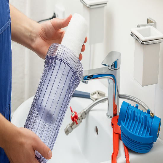 వాటర్ ప్యూరిఫైయర్ రెగ్యులర్ సర్వీస్ యొక్క చిత్రం