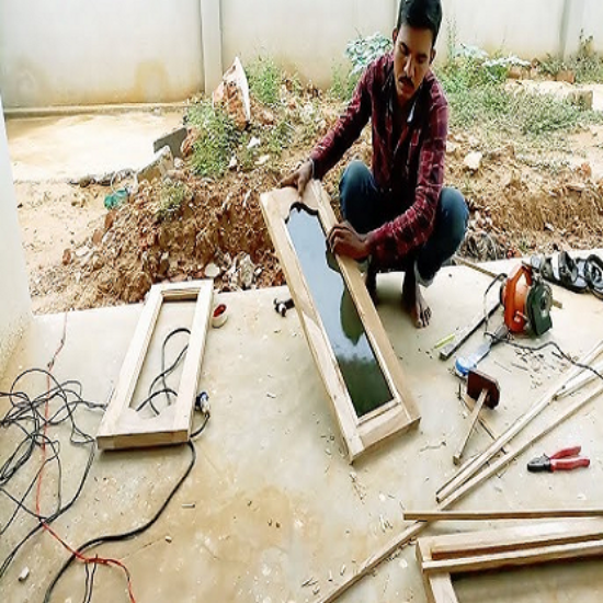 చెక్క కిటికీ రెక్క పని – 1 రెక్క యొక్క చిత్రం