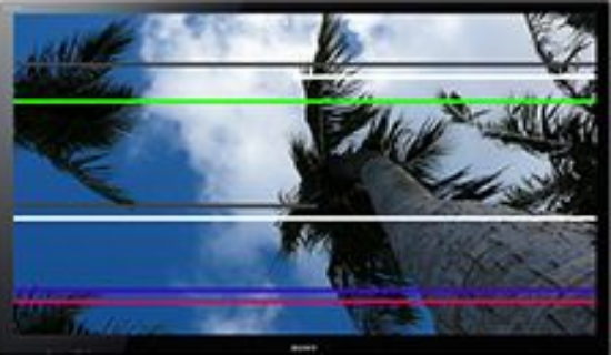 టీవీ స్క్రీన్ లైన్స్ ఇష్యూ (ధర ప్రారంభం) యొక్క చిత్రం